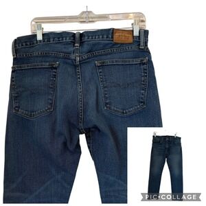 Polo Ralph Lauren Hampton Relaxed Straight Jeans Mens 32x30 Dark Wash Stretch